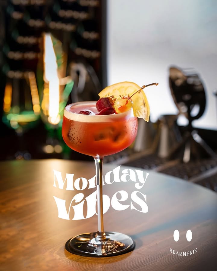 Cocktail with berries