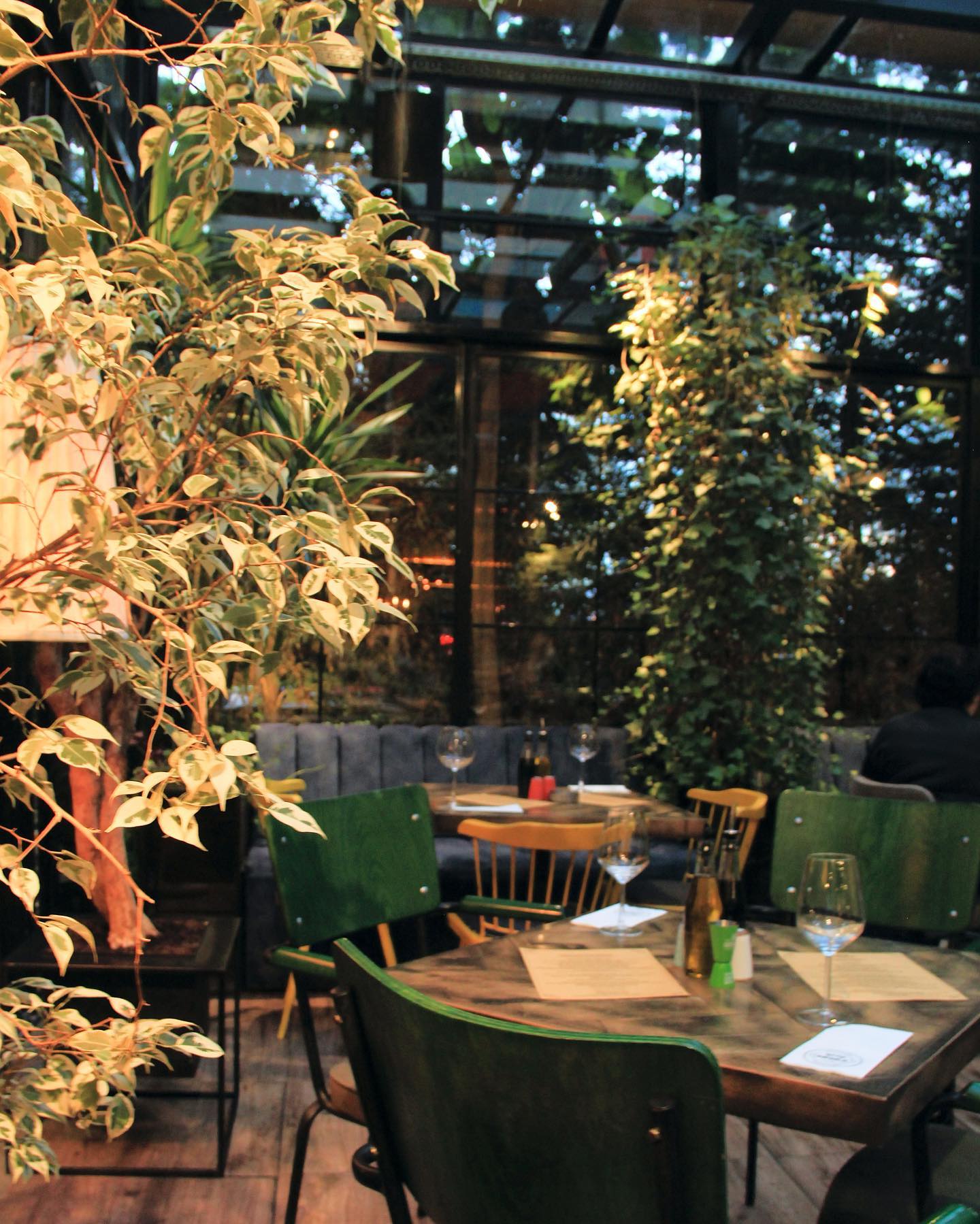 Moody brasserie interior