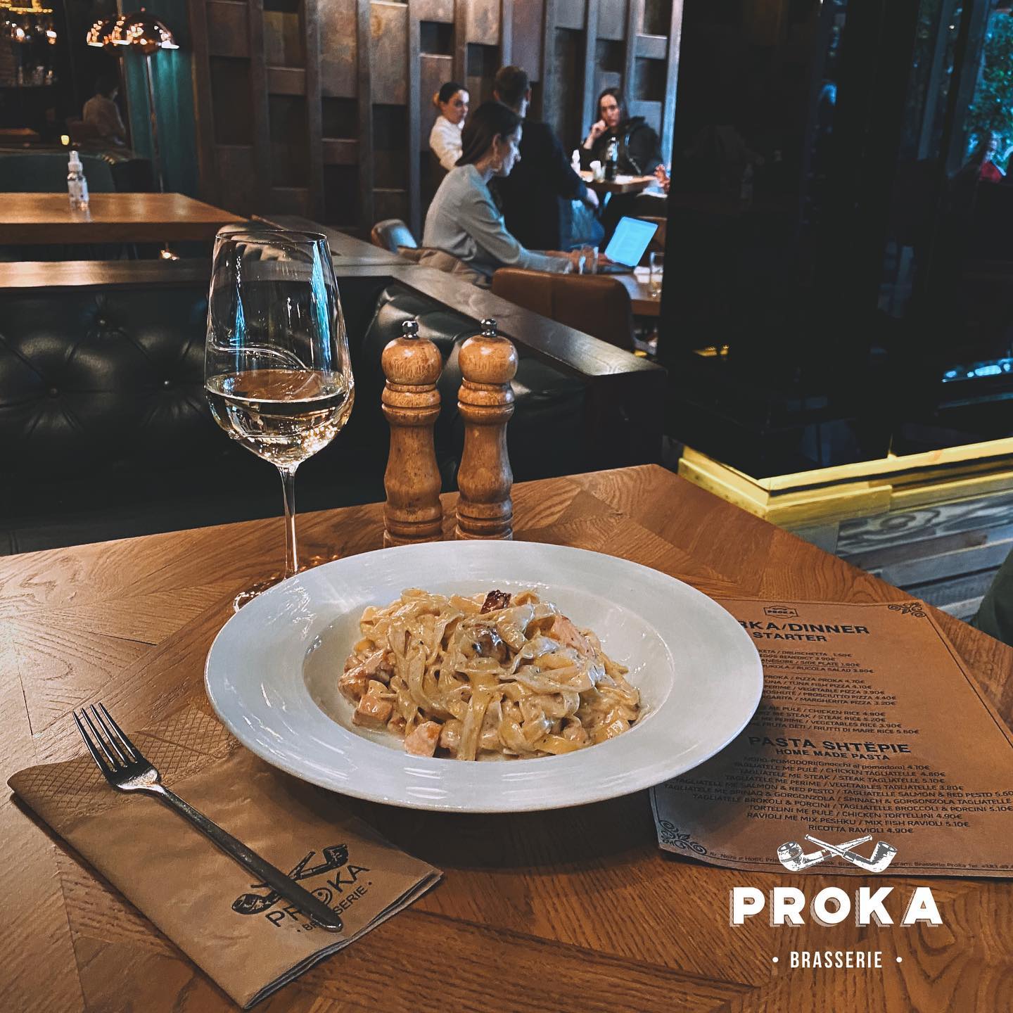 Garden room dining space at Proka Brasserie