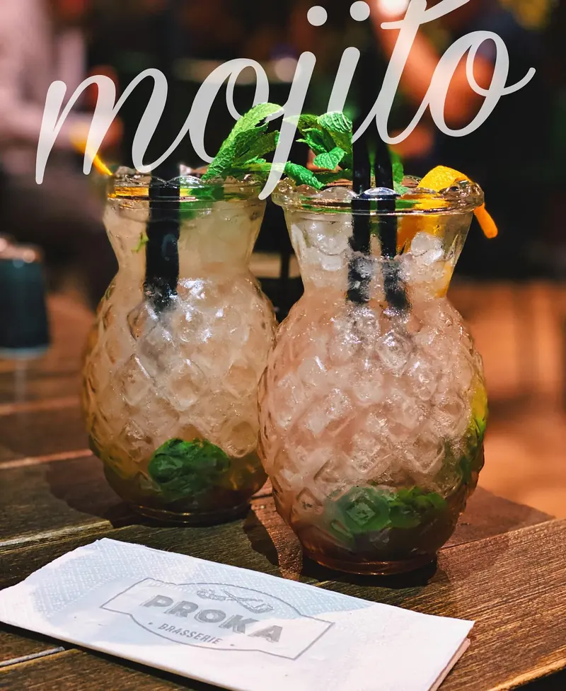 Dy kokteje mojito